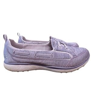 Skechers 10 Lilac Purple Microburst Comfort Athleisure Casual Slip On  Sneaker